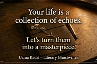 ghostwrite personal essays and memoirs with emotional depth
