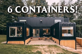 design 3d modeling cargo container for architecture, houses, commerce and more