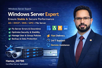 fix windows server issues and ensure stable, secure performance