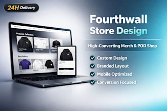 set up fourth wall shop redesign fourthwall website merch pod store design