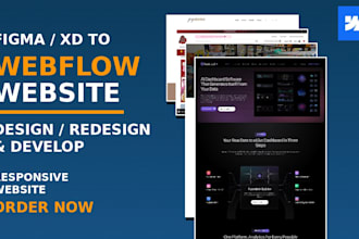 convert your figma or xd design to webflow