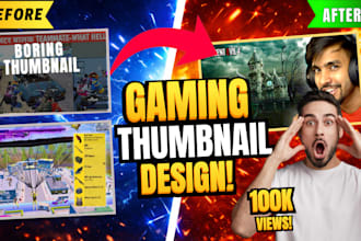 design CTR boosting youtube thumbnail