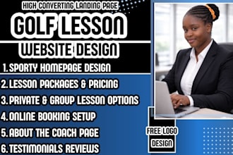 golf lesson website golf instructor website golf coaching website golf academy