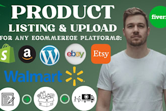 list, upload and do product research on shopify esty ebay amazon