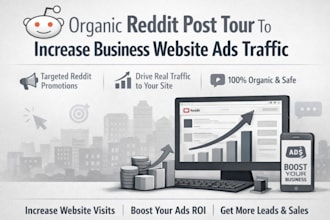 do organic reddit post tour to boost saas website business