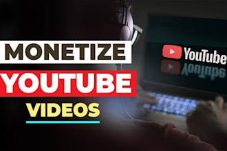 create setup youtube channel with SEO optimization and buy monetization