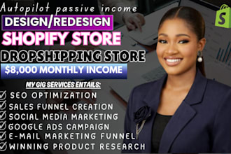 design shopify dropshipping store shopify website design shopify store for sales