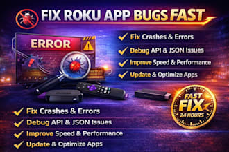 fix, debug and update your roku channel or smart TV ap