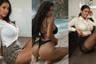 do nsfw sfw ai influencer ai model for instagram fanvue lora training comfyui