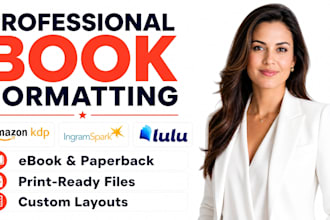 nonfiction book editing kdp formatting kindle paperback hardcover formatting