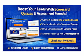build live score app quizzes funnel assessments scorecards for lead generation