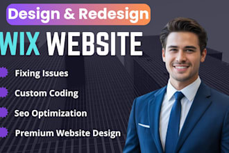 design and redesign high converting wix website