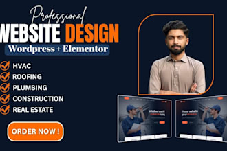 build a professional hvac website using wordpress elementor