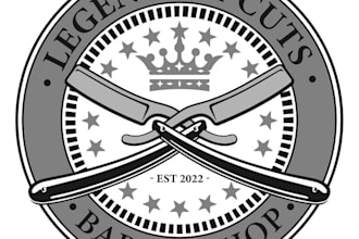 design attractive barber shop logo