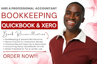 catch up online quickbooks bookkeeping, wave, xero clean up, bank reconciliation