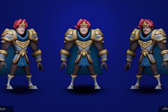 make stylized 3d characters for your games