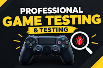 professionally test and review your steam or mobile game