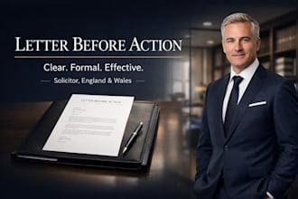draft a powerful UK letter before action to resolve disputes