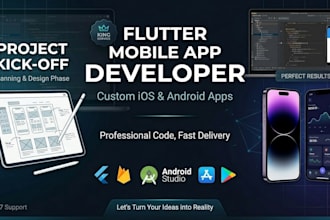 build a cross platform mobile app for android and ios with flutter
