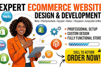 design neto plentymarkets spryker dokan shopware jumpseller ecommerce website