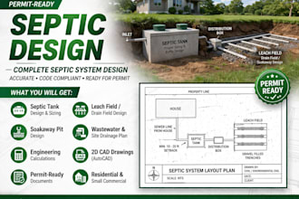design septic system plans for residential and commercial projects