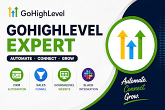 gohighlevel CRM automation sales funnel gohighlevel website slack integration
