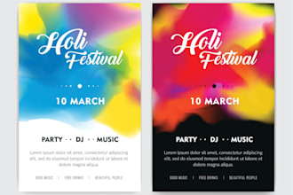 design a professional modern flyer for your business
