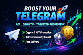 boost telegram growth, telegram promotion, telegram community, nft promotion