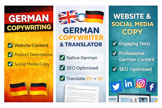 write high converting german copy for your business