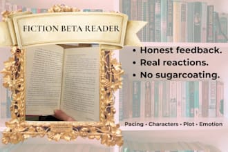 beta read your fiction with honest, no bs reader feedback