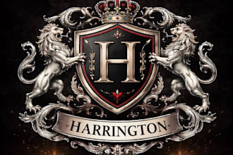design vintage luxury, heraldic, crest, and emblem logo