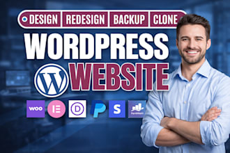 design revamp clone migrate backup restore wordpress website