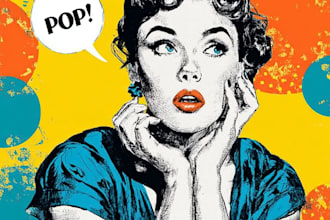 retro vintage cartoon comic retro vintage illustration pop art retro vintage