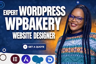 build fast wordpress website using wpbakery, theme, wpbakery, elementor pro