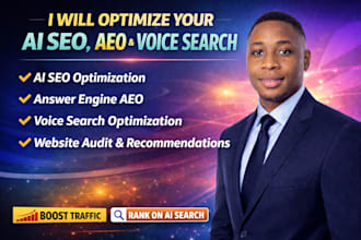 optimize your website for ai SEO, aeo and voice search rankings