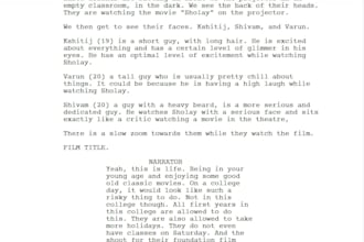 read your scripts and give personalised guidance