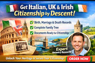 do italian jure sanguinis genealogy research for dual citizenship by descent
