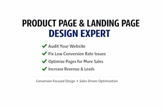audit fix low conversion rate issue optimize website to increase revenue sales