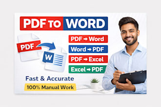 pdf to word excel conversion fast and accurate manual work