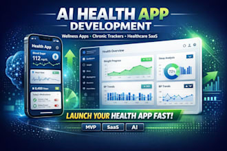 build ai health app, wellness app, chronic illness tracker or healthcare saas