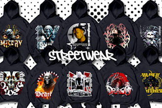 design custom hoodie for streetwear brand