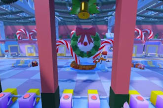 build custom stylized roblox game maps, assets, props lobby, cafe for your game
