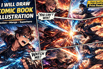 do comic book illustration comic page comic book ai comic as a comic book artist