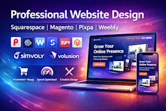 create pixpa squarespace weebly simvoly zyro mozello magneto volusion website