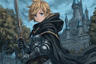 draw character sheet or reference sheet for your character