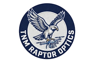design beautiful tnm raptor logo