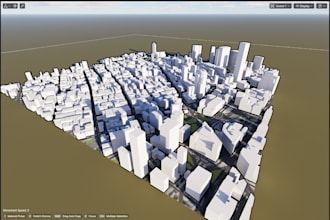 build a 3d map city or globe map animation custom map using webgl and threejs