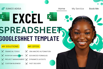 build a custom excel spreadsheet template and an automated dashboard