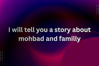 tell a story about mohbad and family