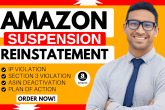 reinstate your amazon account suspension section 3 ip violation appeal and poa